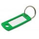 Tag / Green tag coated with plastic